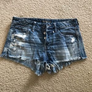 Denim shorts
